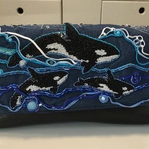 Whale Song Shoulder Handmade Purse